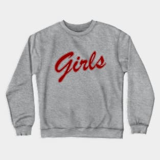 Girls Athletic-Style Script Crewneck Sweatshirt